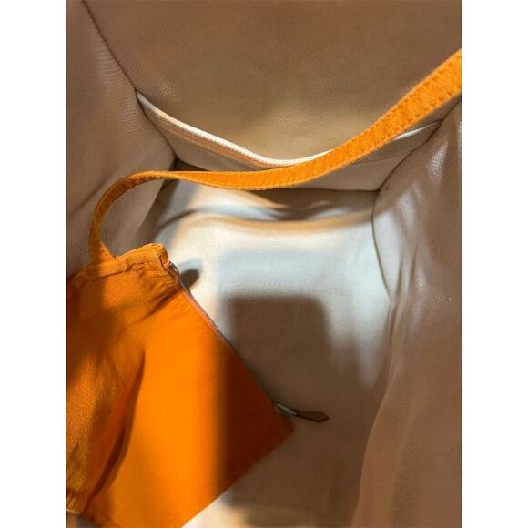 Hermès Bora Bora Orange Canvas Tote Bag Cheval Spree Print - Picture 5 of 16